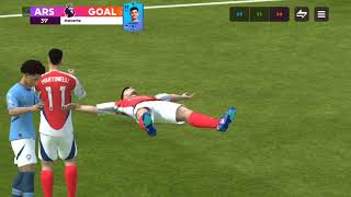 Arsenal vs Man City Fc mobile gameplay [upl. by Corotto855]