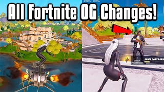 Everything New In Fortnite Chapter 2 OG  Battle Pass Map Weapons amp More [upl. by Strade]