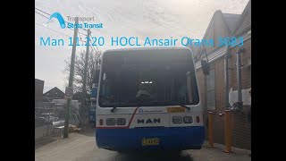 Former STA Newcastle Man 11220 HOCL Ansair Orana 3683 [upl. by Banquer978]