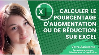 Comment calculer le pourcentage d’augmentation ou de réduction sur Excel [upl. by Pastelki]