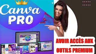 Comment avoir Canva Pro gratuitement 20232024 [upl. by Aekal]