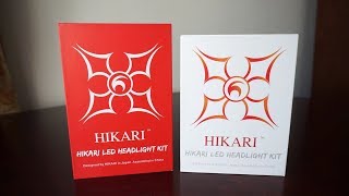 HIKARI 9600lm vs HIKARI Ultra 12000lm 6000k LED H7 Comparison Review [upl. by Atiuqiram634]