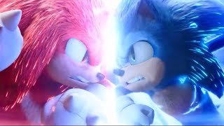 Sonic The Hedgehog 2 2022  Sonic VS Knuckles  Temple Fight [upl. by Burley]