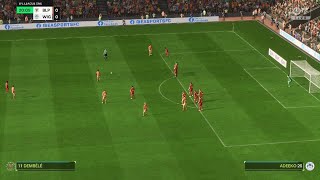 Blackpool FC vs Wigan Athletic  EFL League One  Jornada 14 Gameplay [upl. by Forester]