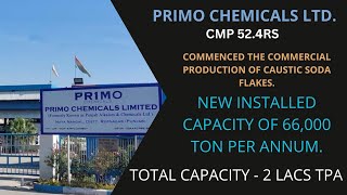 Primo Chemicals Ltd  Fundamental Analysis  Backtracked 2023 Promises With Investors [upl. by Itnahsa537]