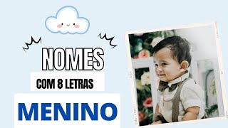 NOMES MASCULINOS COM 8 LETRAS [upl. by Main309]