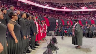 WSSU Choir performs ‘Hallelujah’ during spring commencement [upl. by Fredette]