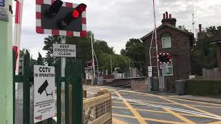 Brand New Upgrade Westerfield Station Level Crossing Suffolk Friday 19072019 [upl. by Aloin]