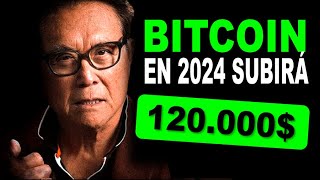 Bitcoin a 50000 y en 2024 subirá a 120000 dólares  ROBERT KIYOSAKI en Español [upl. by Sorazal340]