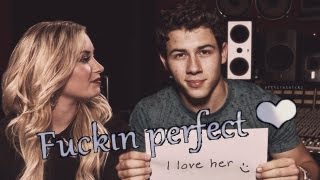 Nick Jonas amp Demi Lovato♥  Fckin Perfect [upl. by Steen]