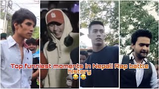 Top 10 funniest moments in Nepali Rap Battle history RawBarz [upl. by Atirrehs]