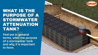 What is the purpose of a stormwater attenuation tank [upl. by Duster623]