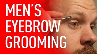 Eyebrow Grooming For Men  Eric Bandholz [upl. by Eelrefinnej581]