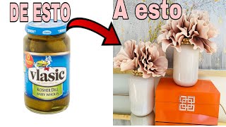 DIYCOMO HACER FLOREROS ELEGANTES CON RECICLAJEreciclaje creativomanualidades con reciclaje [upl. by Wrennie]