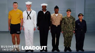 Every Uniform In A Navy Sailors Seabag  Loadout  Business Insider [upl. by Asatan]