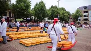 Alkmaar cheese market [upl. by Inafetse]