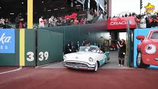 Willie Mays celebrates 90th birthday in style at SF Giants Oracle Park shares cake with Barry Bonds [upl. by Willow]