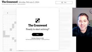 Saturday  ITS NOT HARD  3 February 2024  New York Times Crossword [upl. by Aehsat]