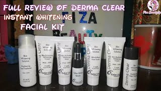 Derma Clear Whitening Facial ReviewFiza beautytips [upl. by Hsiekal]