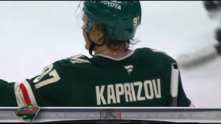 Kaprizov buries power play goal [upl. by Rodavlas]