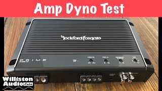 Prime Time Rockford Fosgate Prime R12001D Amp Dyno Test [upl. by Oiramaj]