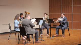 Fleeting Images for Brass Quintet by Florence Anna Maunders LIVE PERFORMANCE [upl. by Columbine602]