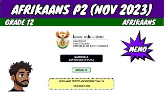 Afrikaans Paper 2 November 2023 [upl. by Dnomyad]