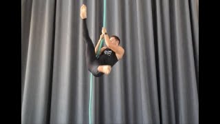 Aerial Rope Tutorial  Single Flares [upl. by Nawat]