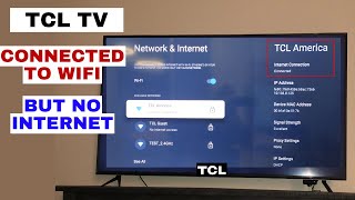 How to fix TCL TV Wont Connect To WiFi Internet but Other devices work fine  Top Fixes [upl. by Kcirred954]