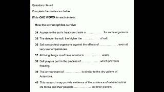 Extremophiles With Answers  IELTS LISTENING SECTION4 [upl. by Richara654]