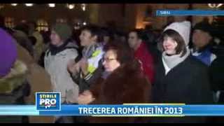 Revelion la Sibiu  Stirile PRO TV [upl. by Pamelina]