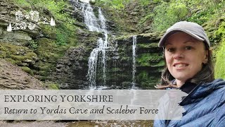 EXPLORING YORKSHIRE  Return to Yordas Cave Scaleber Foss and Linton Falls carcamping [upl. by Anonyw574]