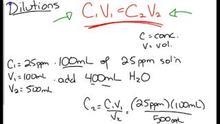 TRU Chemistry Labs How To do Dilution Calculations [upl. by Yance]