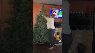 Unboxing Target Christmas Tree  Costway 8ft Spruce Tree [upl. by Slein]