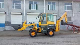 heracles WZ22 16 backhoe loader front end loadr [upl. by Acissj650]