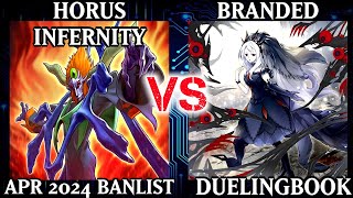 Horus Infernity vs Branded  Dueling Book [upl. by Eugine345]