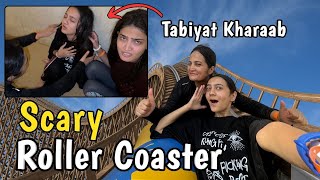 Scary roller coaster me beth kr behosh hogai😰  Mera phone Pani me gir gya😱  Rabia Faisal Vlogs [upl. by Malti760]