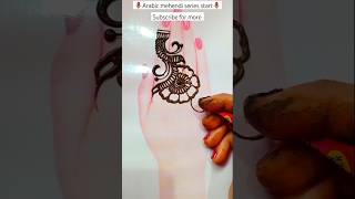 Easy arabic mehendi designs l arabicmehndi mehndi bridalmehndi youtubeshorts shortsfeed viral [upl. by Leopoldeen64]