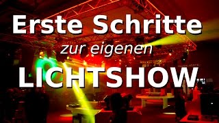 Erste Schritte zur eigenen Lichtshow Teil 2 DMX Szenen  Chaser programmieren [upl. by Arat]