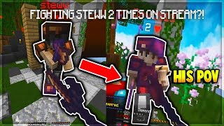 Ranked Skywars 63  quotFighting Steww Masters Player 2 Times on Streamquot Season 31 [upl. by Sproul]