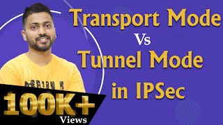 Transport Mode Vs Tunnel Mode in IPSec  Computer Networks [upl. by Niel]