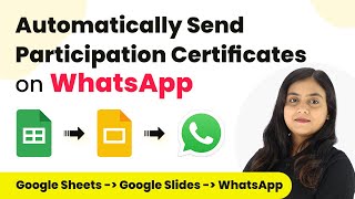 How to Send Participation Certificates on WhatsApp using Google Sheets amp Google Slides [upl. by Morgenthaler321]