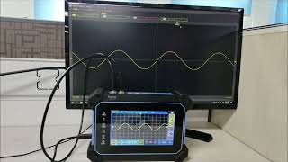 Operate Tablet Oscilloscope by PC Software [upl. by Ariew]