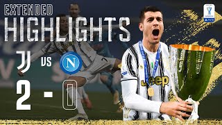 Juventus 20 Napoli  CR7 amp Morata Goals Secure 9th Supercup Win  EXTENDED Highlights [upl. by Enairda]