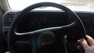 1997 GMC 3500 dually crew cab turbo diesel flat bed test drive [upl. by Ssitruc]