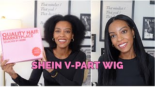 SHEIN V PART WIG REVIEW  STRUGGLE IS AN UNDERSTATEMENT [upl. by Stuppy120]