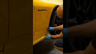 Side skirt install on Fareeds S2000 Painted from silver to yellow and secured with bolts and tape [upl. by Margarida]