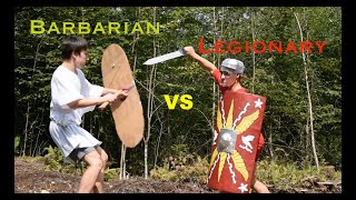 Roman Legionary VS Germanic Barbarian Duel  Full Cardboard Fight Scene  Gladiator 2  TH Studios [upl. by Enohs789]