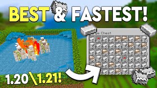 BEST IRON FARM Minecraft Bedrock Tutorial  80010000HR MCPEXBOXPSNintendoWin10 [upl. by Libys]