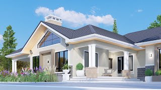 Beautiful 4 Bedroom House Designs With Floor Plan [upl. by Bledsoe]